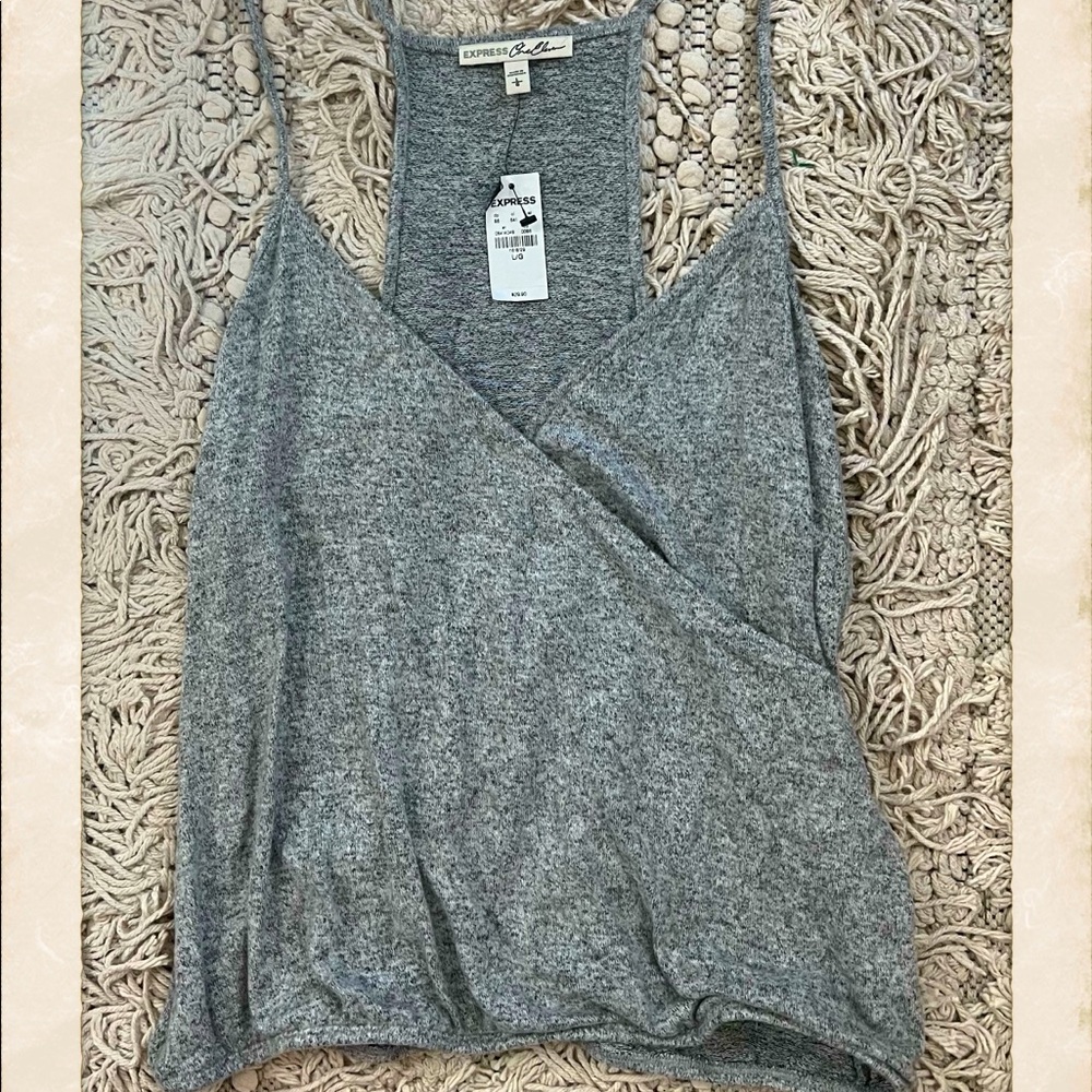 Wrap racer back tank